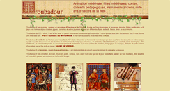 Desktop Screenshot of le-troubadour.com